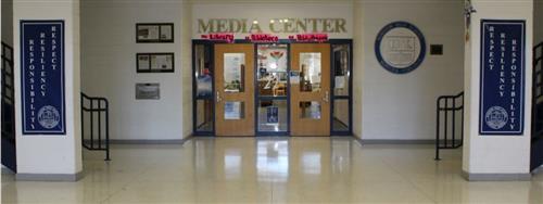 The doors to NHS Media Center 